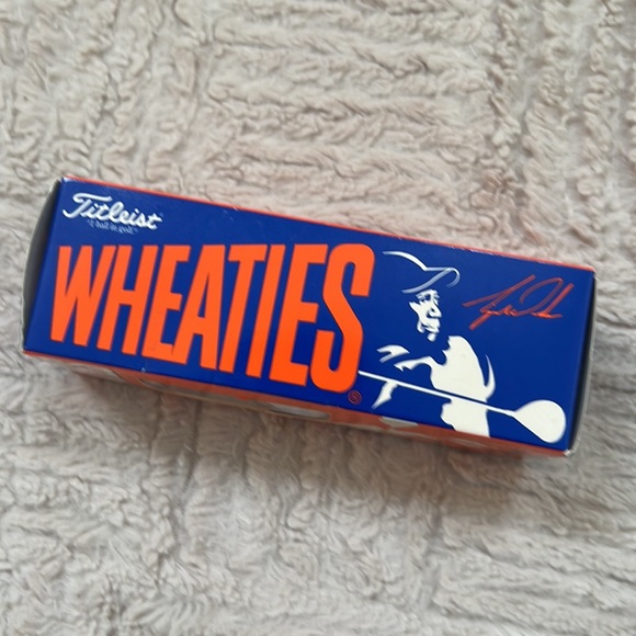 Vintage 1996 Tiger Woods Wheaties Titleist Golf Balls 3-Pack *New In Box* - Picture 3 of 16